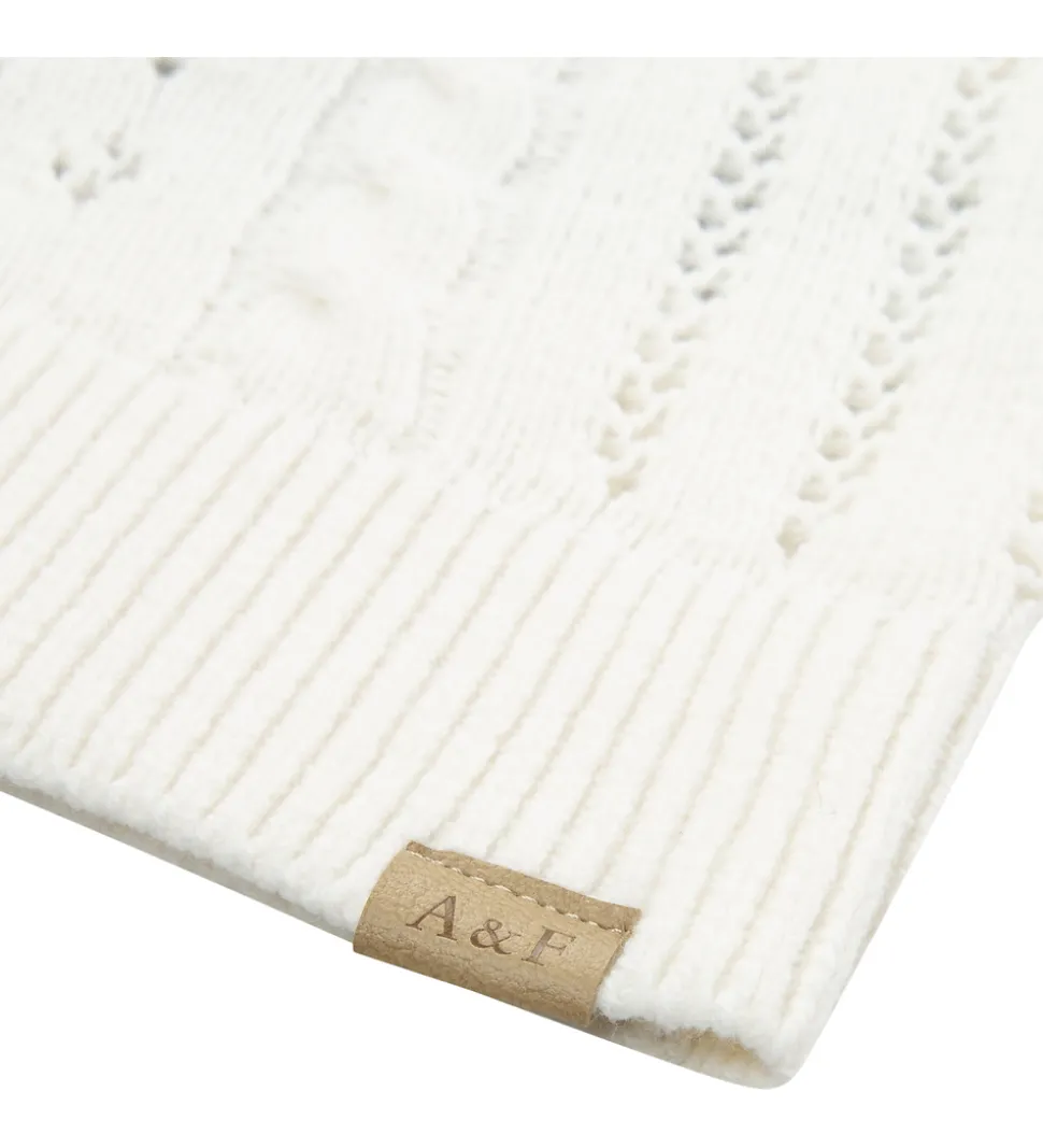 Abercrombie & Fitch Cardigan - Strik - Jet Stream m. Hulmønster