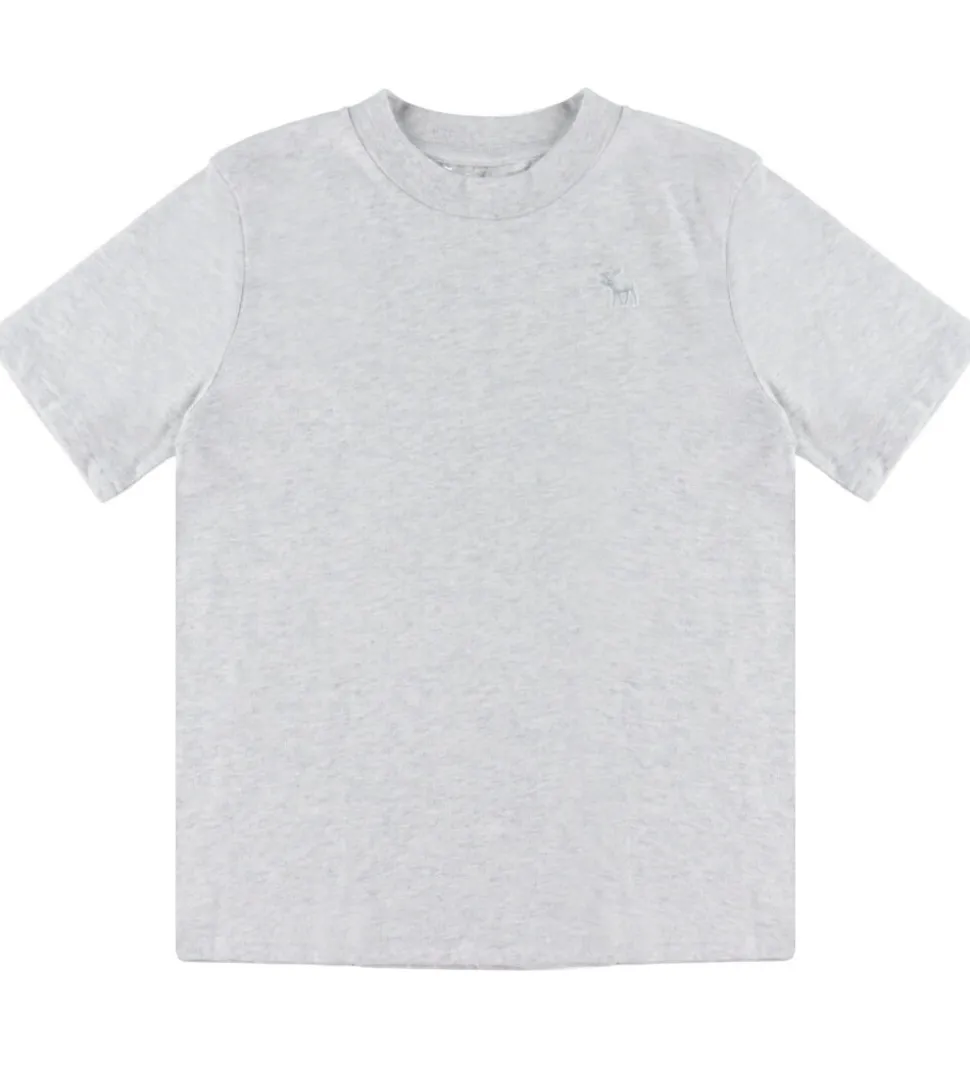 Abercrombie & Fitch T-shirts - 3-pak - Navy Blazer/Hvid/Gråmeler