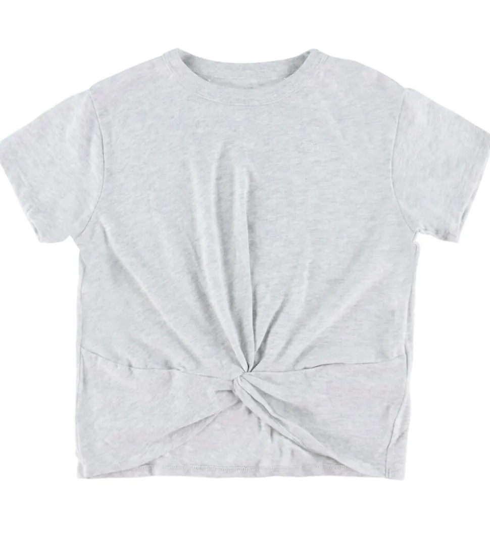 Abercrombie & Fitch T-shirt - 3-pak - Hviv/Sort/Gråmeleret m. Kn