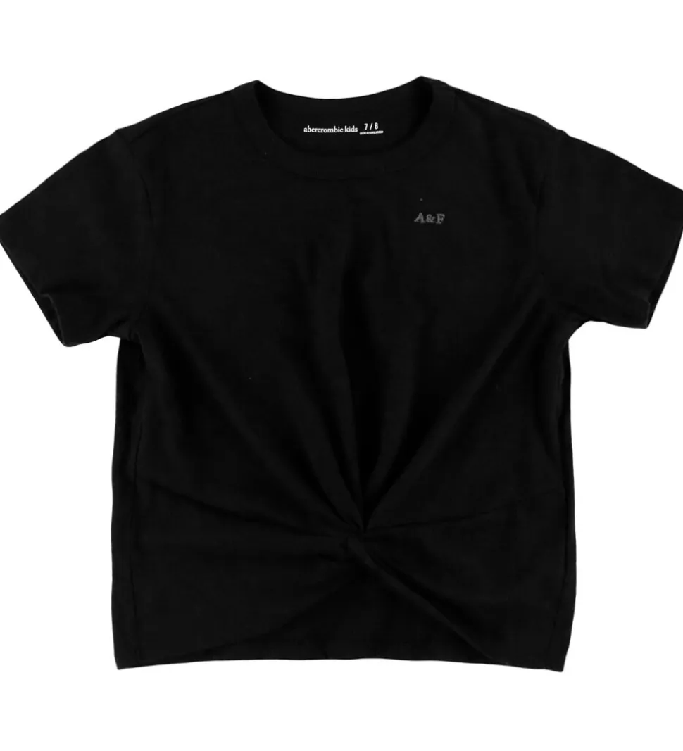 Abercrombie & Fitch T-shirt - 3-pak - Hviv/Sort/Gråmeleret m. Kn