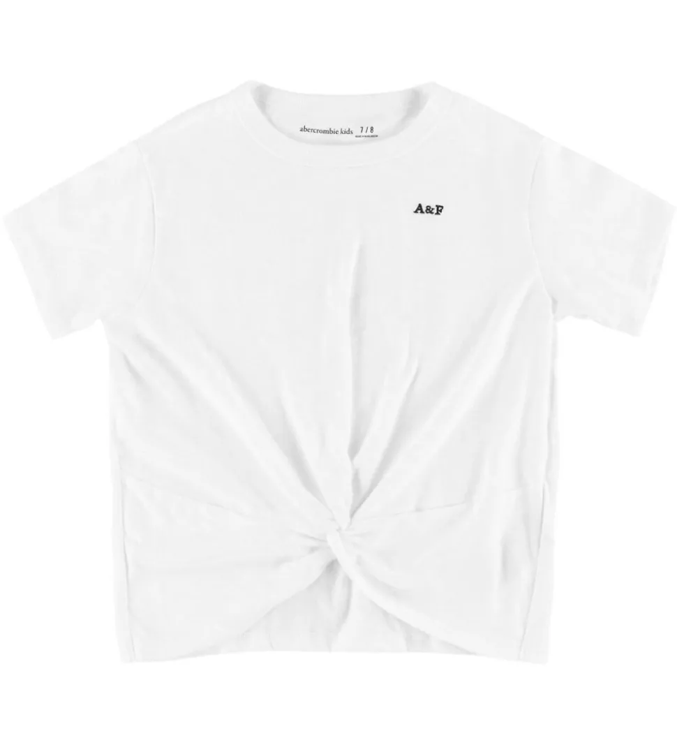 Abercrombie & Fitch T-shirt - 3-pak - Hviv/Sort/Gråmeleret m. Kn