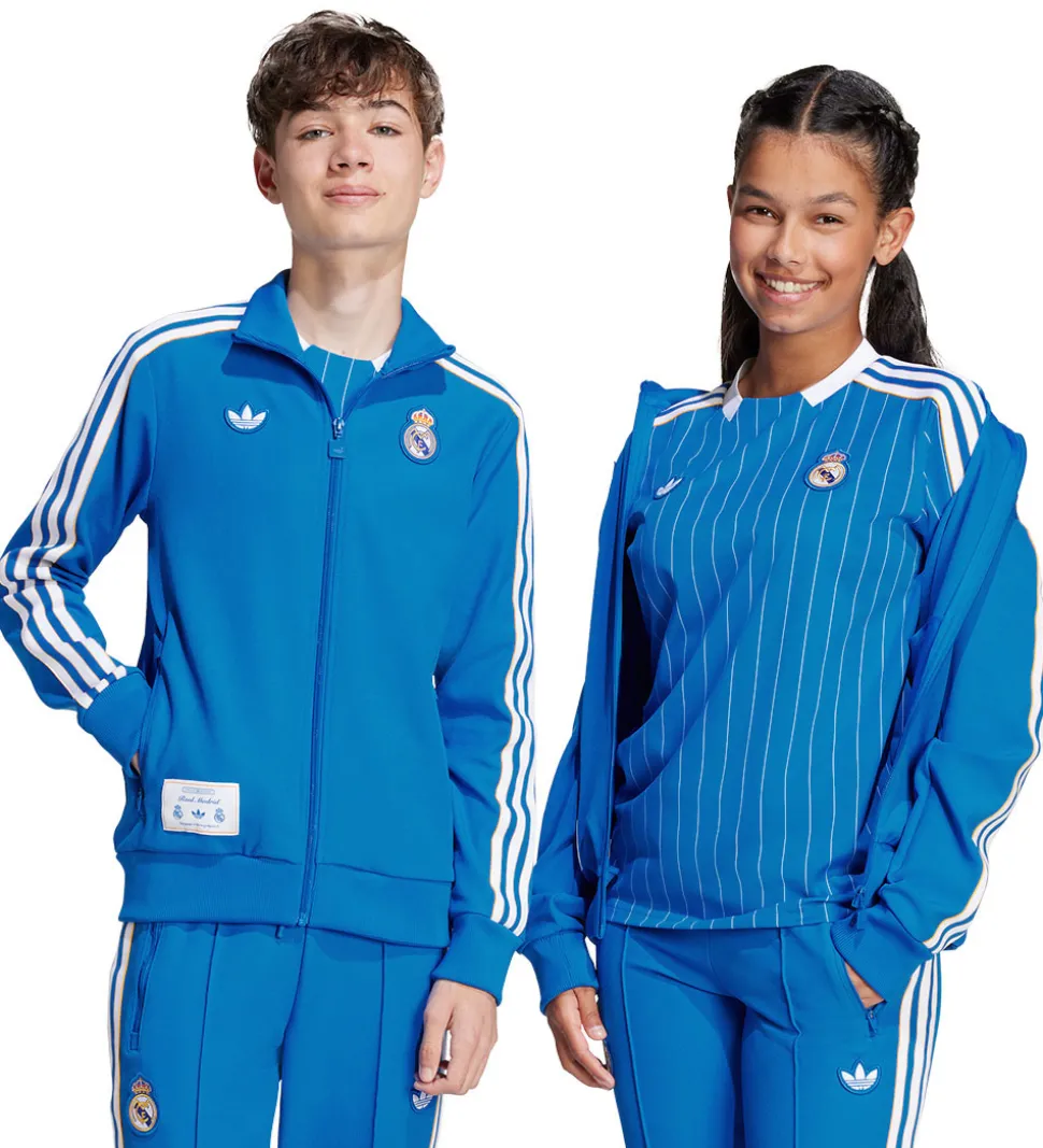 adidas Originals Cardigan - Real Madrid - Blue Bird/Hvid