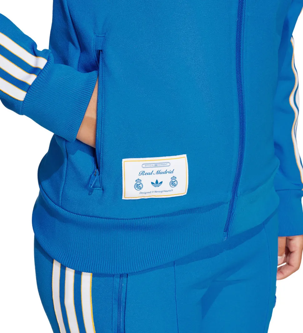 adidas Originals Cardigan - Real Madrid - Blue Bird/Hvid