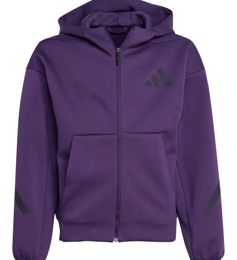 adidas Performance Cardigan - J Z.N.E.FZ - Aurplu/Aurbla