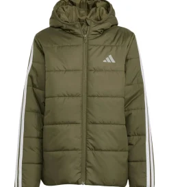 adidas Performance Dynejakke - J Ess 3S - Olistr/Black