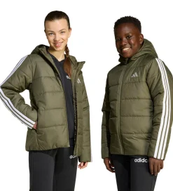 adidas Performance Dynejakke - J Ess 3S - Olistr/Black