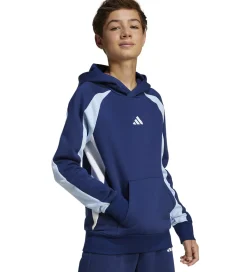 adidas Performance Hættetrøje - J CB FL HD - Dkblue/Globlu/Hvid
