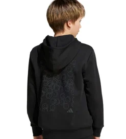 adidas Performance Hættetrøje - J SMI - Sort/Hvid