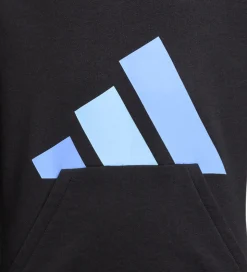 adidas Performance Hættetrøje - Black/Blufus/Globlu m. Logo