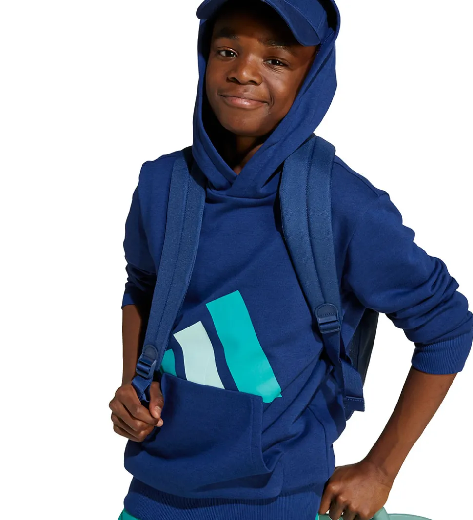 adidas Performance Hættetrøje - J BL FT HD 280 - DKBLUE/PURTEA/H