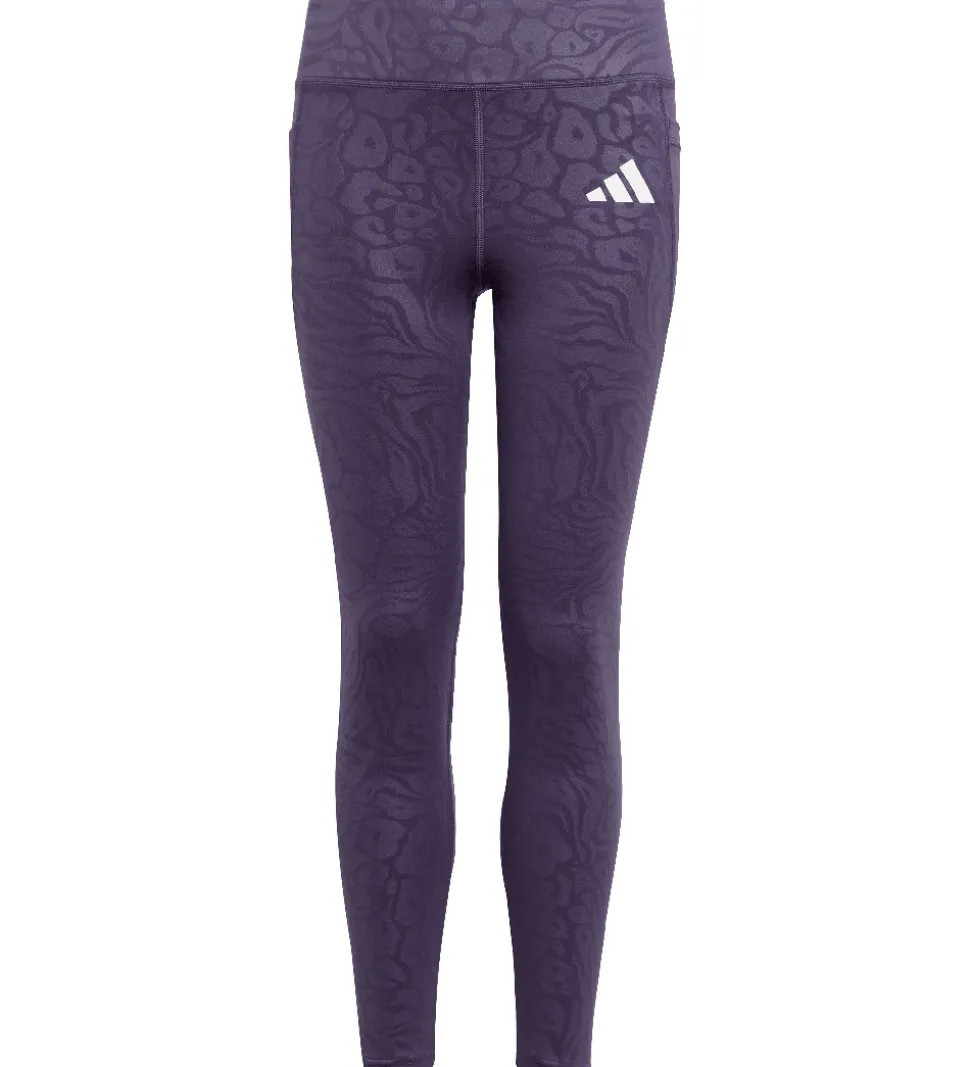 adidas Performance Leggings - JG OPT - Aurplu/White