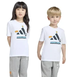 adidas Performance T-shirt - Minecraft - Hvid