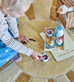 Bloomingville Gulvtæppe - 110 cm - Sun - Uld - Gul