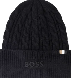 BOSS Hue - Strik - Sort