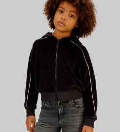 Calvin Klein Cardigan - Velour - Sort