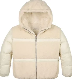 Calvin Klein Dynejakke m. Fleece - Whitecap Gray