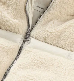 Calvin Klein Dynejakke m. Fleece - Whitecap Gray