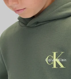 Calvin Klein Hættetrøje - Monogram - Thyme
