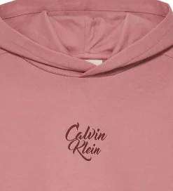Calvin Klein Hættetrøje - Script Logo Graphic - Brandied Apricot