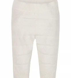 Calvin Klein Sæt - Cardigan/Bukser/Hat - Rib Strik - Ivory