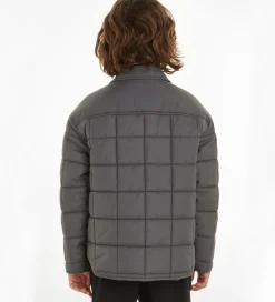Calvin Klein Termojakke - Quilted Badge - Mørkegrå