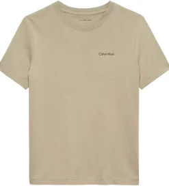 Calvin Klein T-shirt - Chest Inst. Logo - Ancient Marble Grey