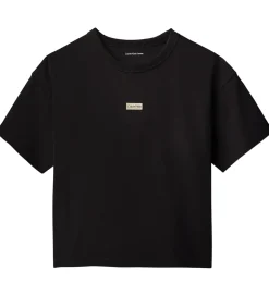 Calvin Klein T-shirt - Folded Logo Label - CKBlack