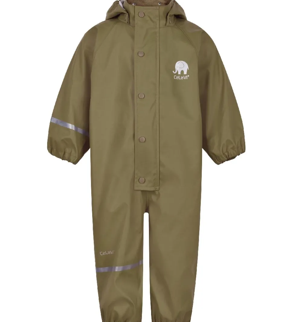 CeLaVi Regndragt - PU - Khaki