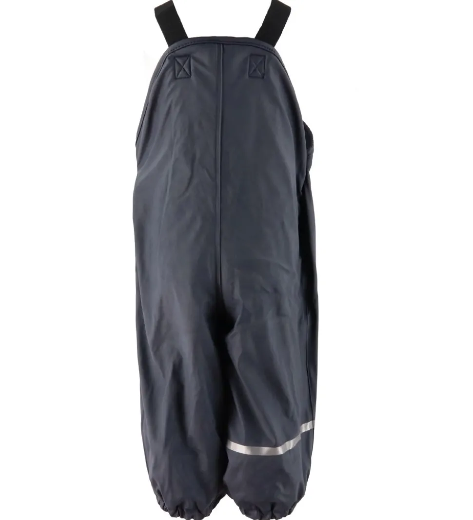 CeLaVi Regntøj m. Seler/Fleece - Recycle PU - Dark Navy