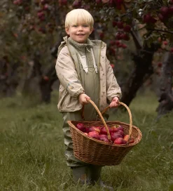 CeLaVi Regntøj m. Seler/Fleece - Recycle PU - White Pepper m. Pr