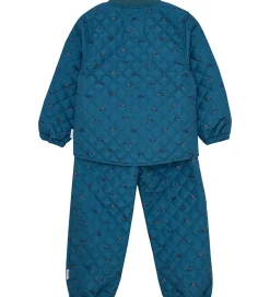 CeLaVi Termotøj - Ice Blue m. Biler