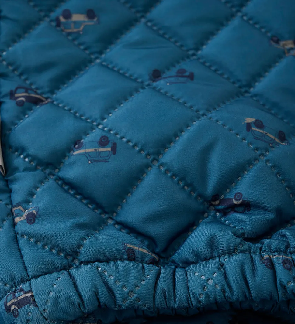 CeLaVi Termotøj - Ice Blue m. Biler