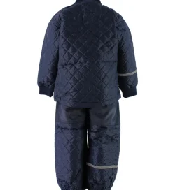 CeLaVi Termotøj - Navy m. Grøn