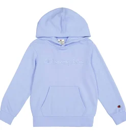 Champion Hættetrøje - Blå m. Logo