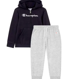 Champion Sweatsæt - Cardigan/Sweatpants - Black Beauty