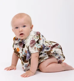 Christina Rohde Sommerdragt - Hvid m. Blomster