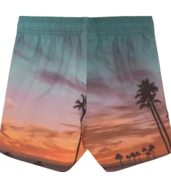 Color Kids Badeshorts - AOP - Orange Pop