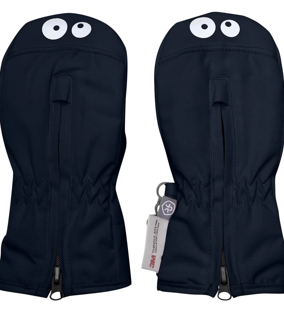 Color Kids Luffer m. Lynlås - Total Eclipse m. Øjne