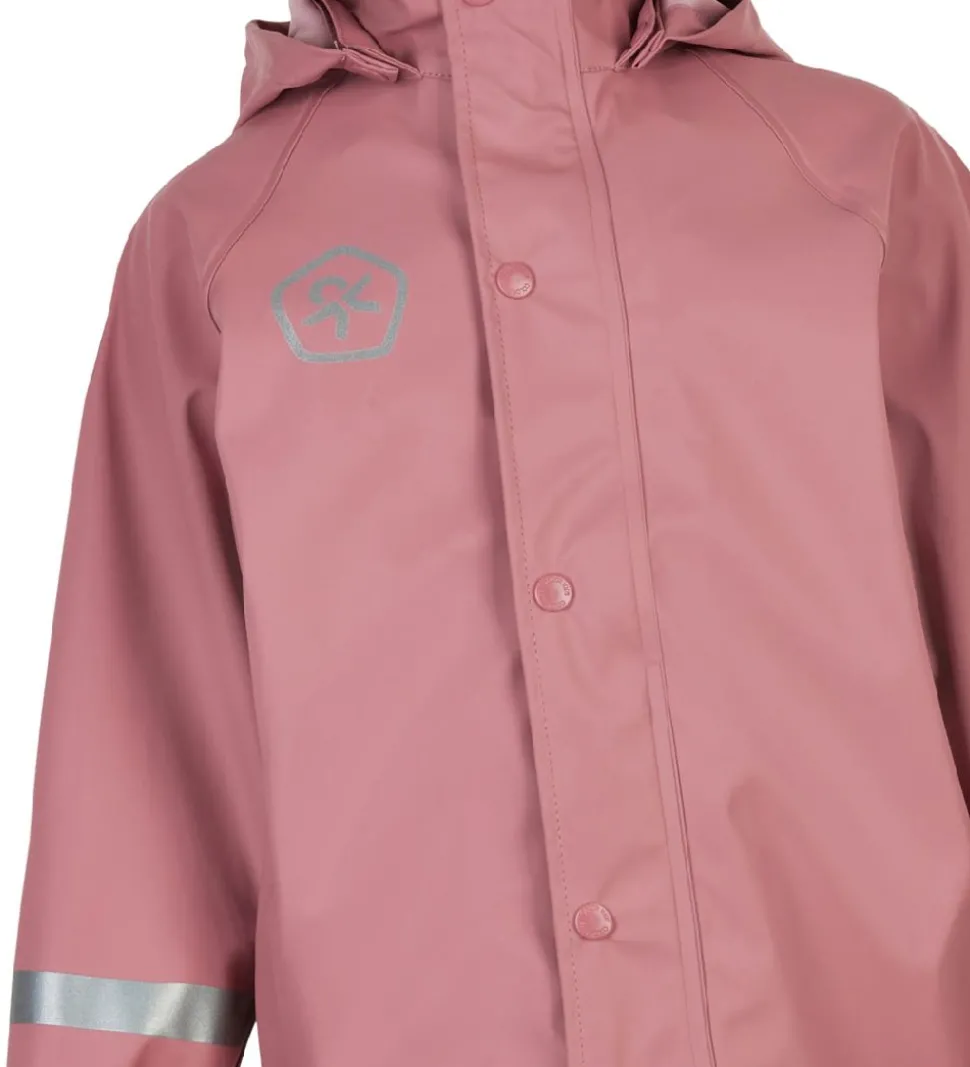 Color Kids Regntøj m. Seler - PU - Old Rose
