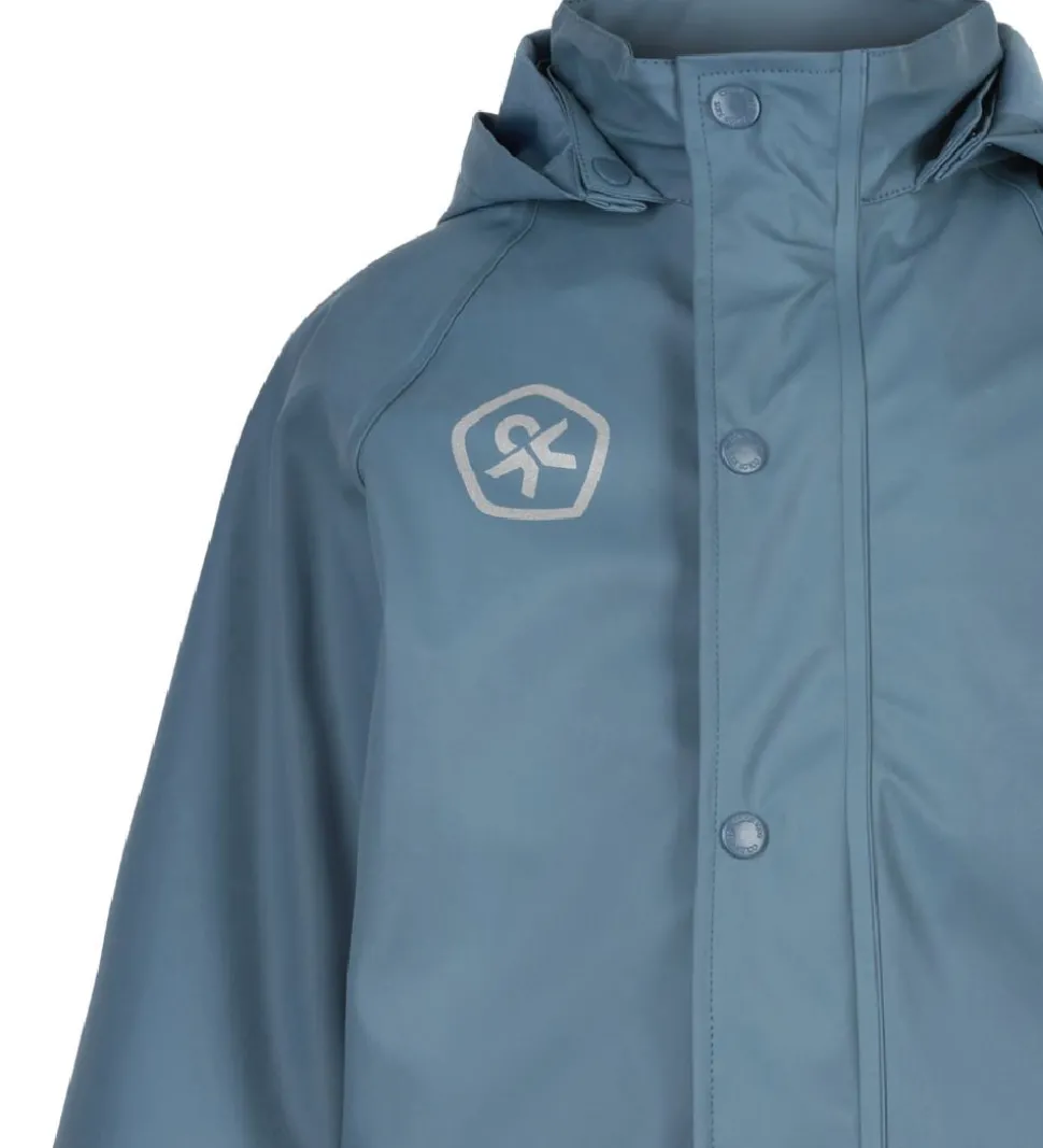 Color Kids Regntøj m. Seler - PU - Captain's Blue