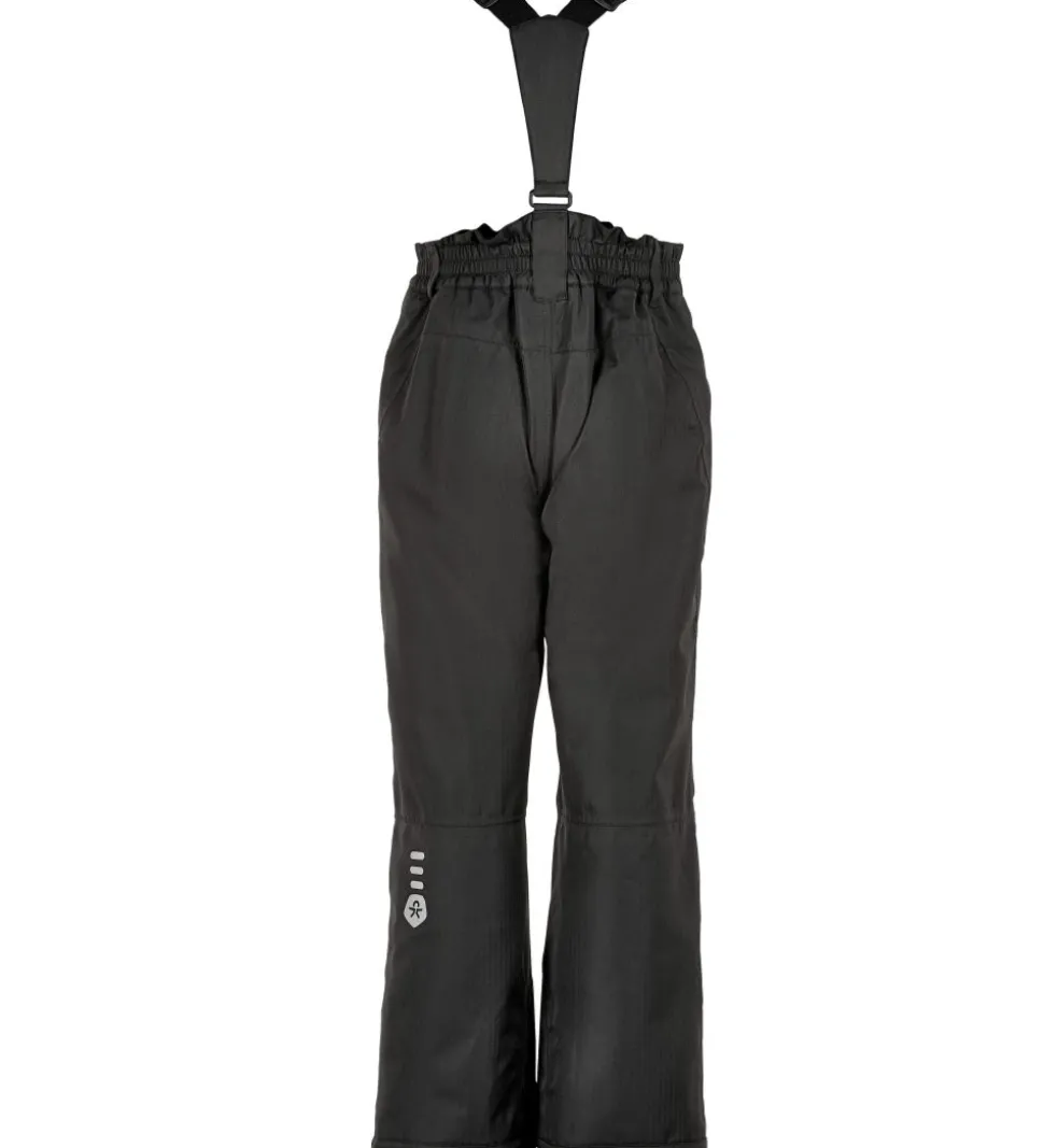 Color Kids Skibukser m. Seler - Sort