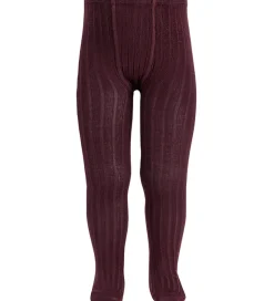 Condor Strømpebukser - Rib - Syrah