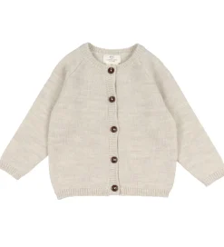 Copenhagen Colors Cardigan - Uld - Pale Cream Melange