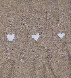 Copenhagen Colors Kjole - Strik - Uld - Neutral Mel.