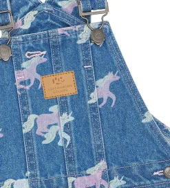 Copenhagen Colors Spencer - Denim - Unicorn Print - Blå