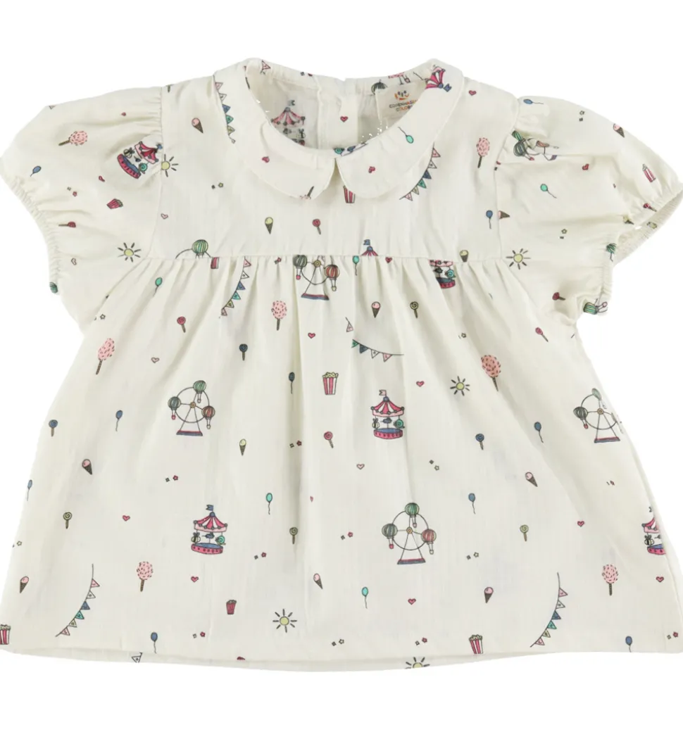 Copenhagen Colors Top - Cream Tivoli Print