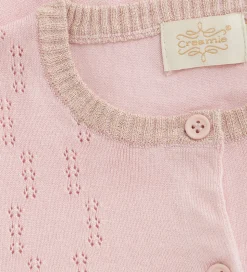 Creamie Cardigan - Pointelle - Strik - Lotus