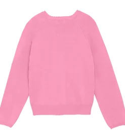 Creamie Cardigan - Strik - Pointelle - Rosebloom