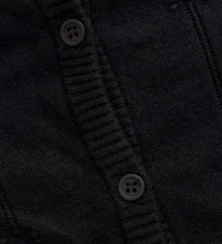 Creamie Cardigan - Strik - Pointelle - Sort