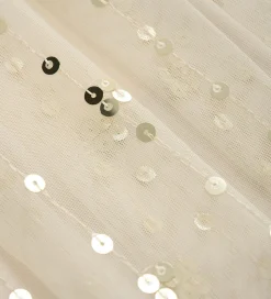 Creamie Nederdel - Tyl - Sequins - Buttercream